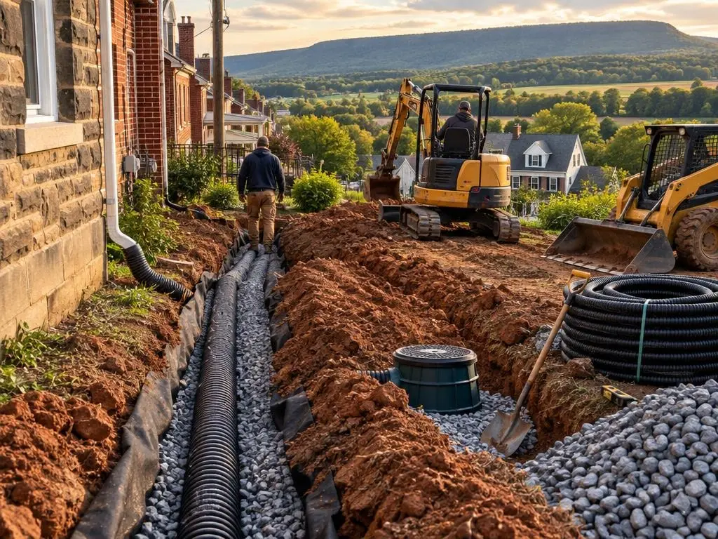 Drainage & French Drains in Allentown, PA